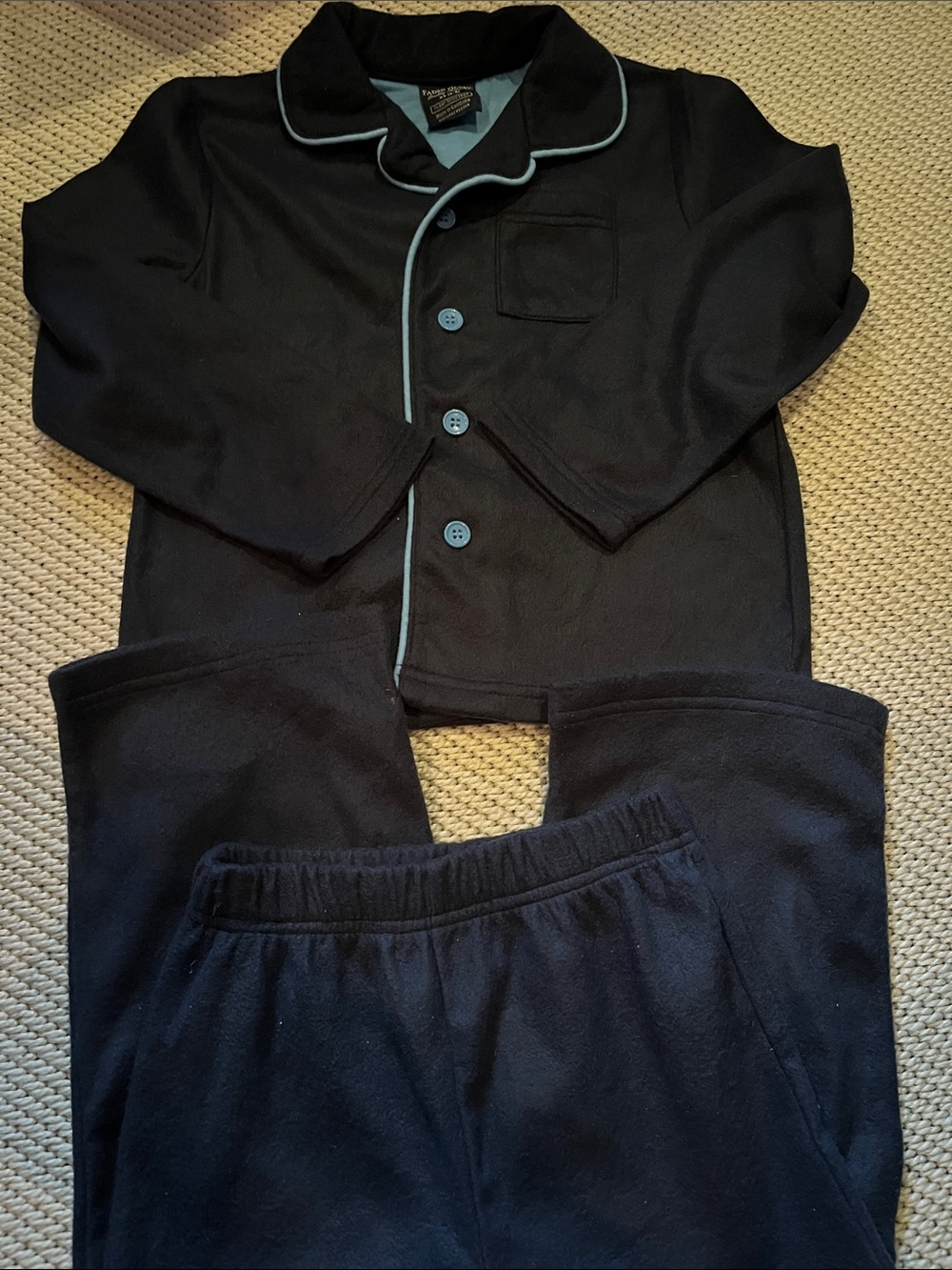 Pajamas boys new size XS 4-5 polyester Faded Glory